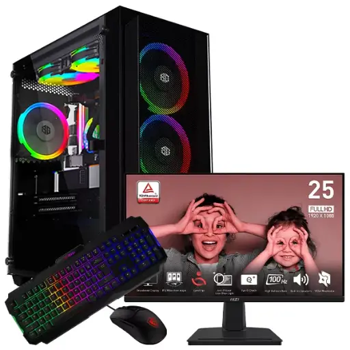  PC GAMER R3 3200G-VEGA 8/8Go + HP24IFL + HPG200